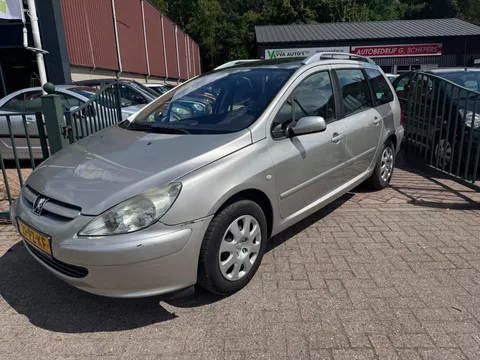 Peugeot 307 SW 1.6 clima, 7 PERSOONS, cruise control, pano dak, APK 12-2025